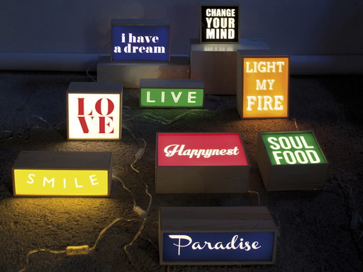 2x Seletti "Lightink box" lampen