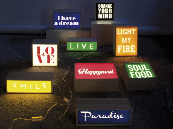 Image 1 of 2x Seletti "Lightink box" lampen