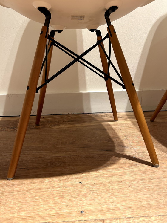 Image 1 of 6x Vitra Eames Stoelen - Eames Plastic