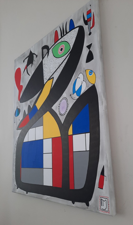 Image 1 of MJ. Marie-Jeanne van de Velde - Miro meets Mondriaan