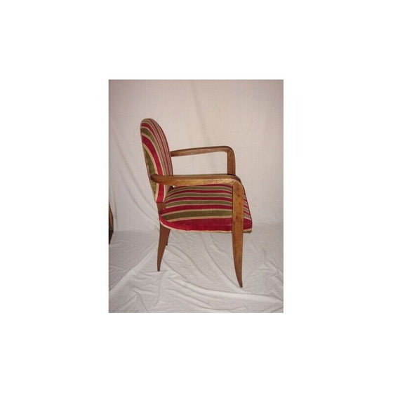 Image 1 of Paar vintage Art Deco fauteuils van Jean Pascaud, 1935