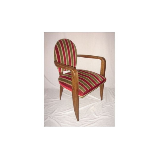 Image 1 of Paar vintage Art Deco fauteuils van Jean Pascaud, 1935