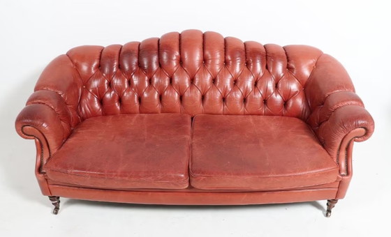 Image 1 of Chesterfield sofa op wielen