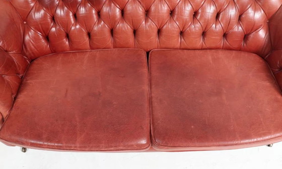 Image 1 of Chesterfield sofa op wielen