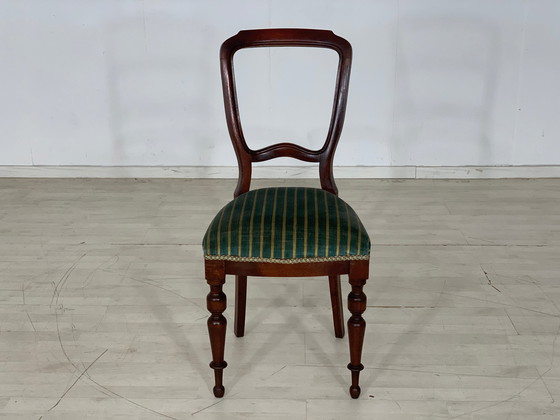 Image 1 of Biedermeier stoelen eetkamerstoel rond 1800