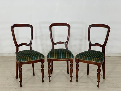 Biedermeier stoelen eetkamerstoel rond 1800