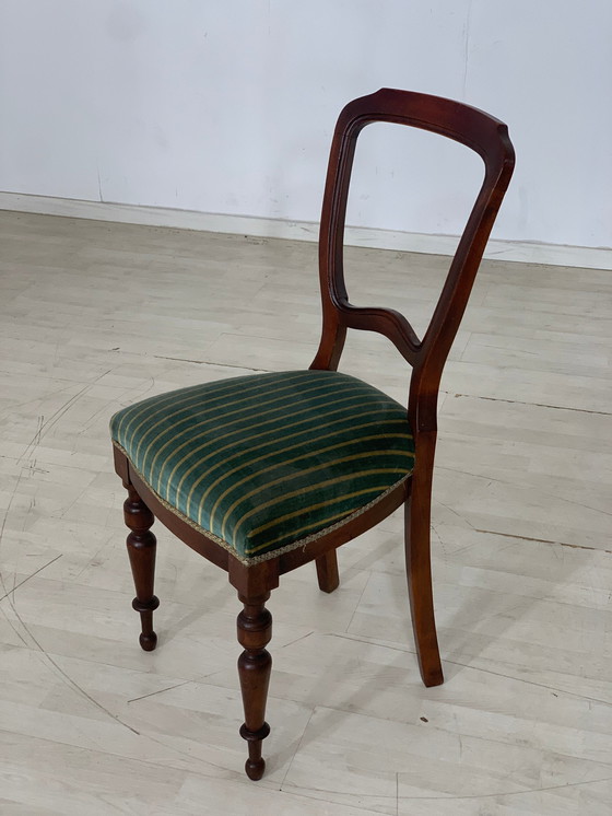 Image 1 of Biedermeier stoelen eetkamerstoel rond 1800