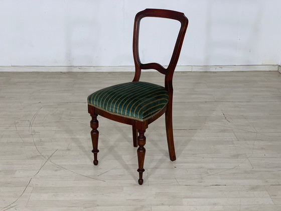 Image 1 of Biedermeier stoelen eetkamerstoel rond 1800