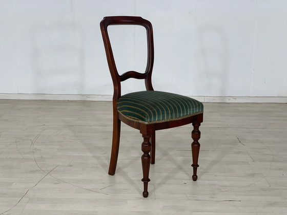 Image 1 of Biedermeier stoelen eetkamerstoel rond 1800