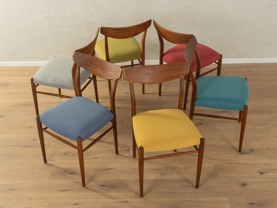 Image 1 of  Eetkamerstoelen 1960S, Lübke