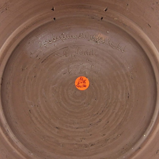 Image 1 of Scandinavisch oud keramiek bord, 1960