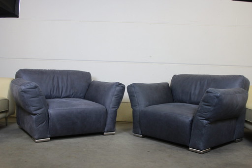 Leren fauteuil Lounge fauteuil Club fauteuil