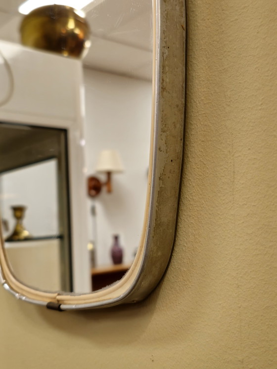 Image 1 of Vintage Wandspiegel Spiegel Mirror Chrome 