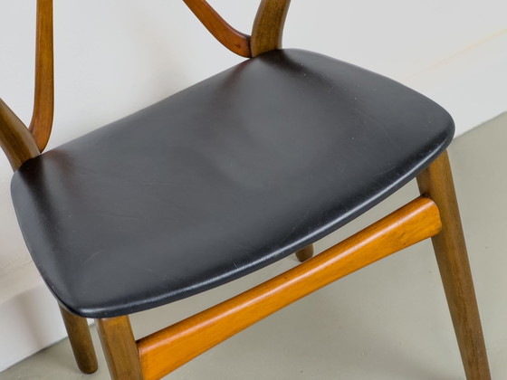 Image 1 of Mod. 255 Eetkamerstoelen Door Henning Kjaernulf Voor Bruno Hansen, 1960S, Set Van 4