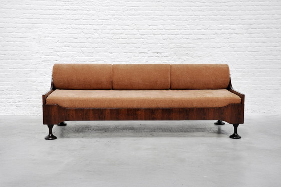 Image 1 of Luigi Massoni Sofa met sculpturale poten, Italië, 1959