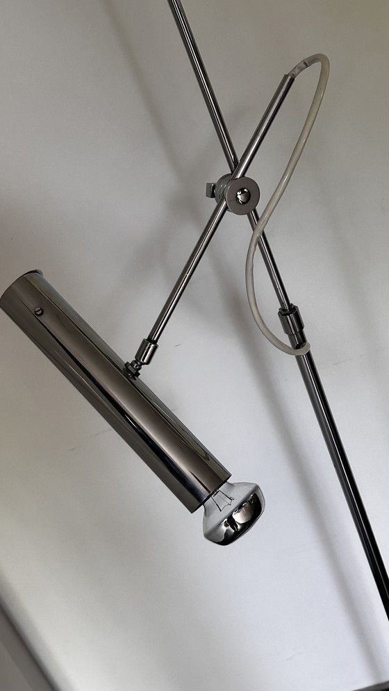 Image 1 of Jaren 70 design vloerlamp aluminium