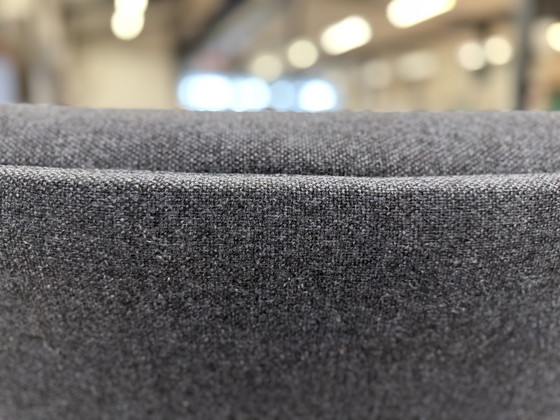 Image 1 of Artifort F141 Fauteuil Met Poef Blauw Stof