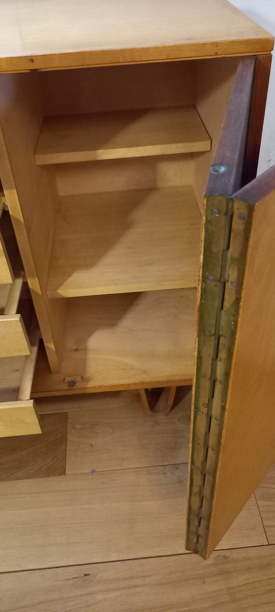 Image 1 of Pastoe Cees Braakman Dressoir Db02 Berkenserie Met Teak 