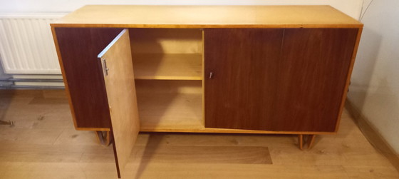 Image 1 of Pastoe Cees Braakman Dressoir Db02 Berkenserie Met Teak 