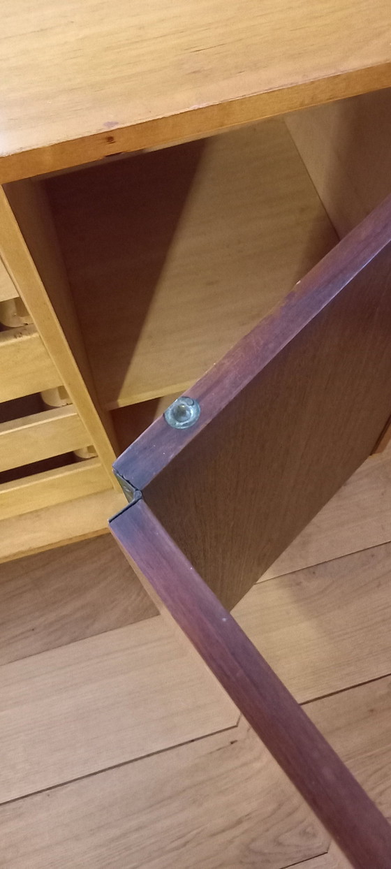 Image 1 of Pastoe Cees Braakman Dressoir Db02 Berkenserie Met Teak 