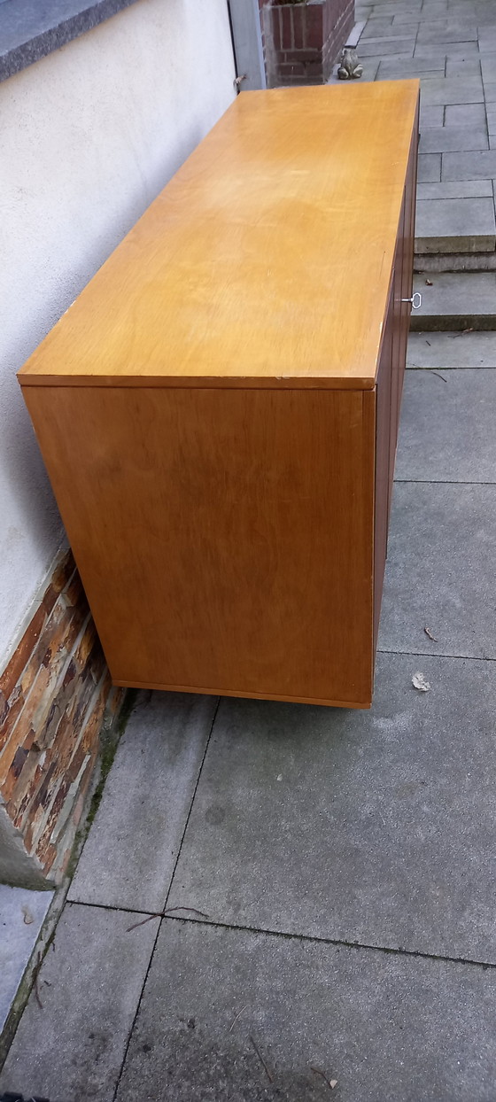 Image 1 of Pastoe Cees Braakman Dressoir Db02 Berkenserie Met Teak 
