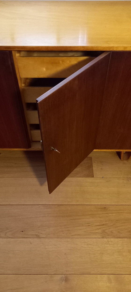 Image 1 of Pastoe Cees Braakman Dressoir Db02 Berkenserie Met Teak 