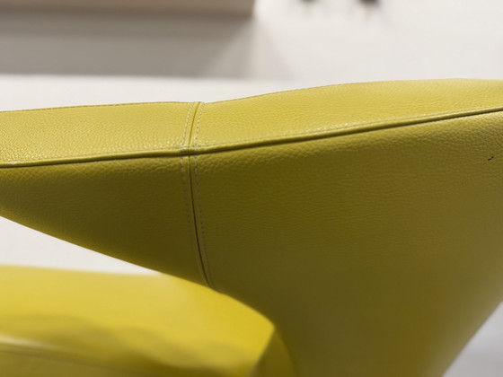 Image 1 of Leolux Parabolica Draai Fauteuil Senso Lime 