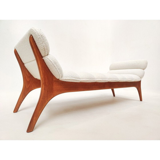 Image 1 of Vintage daybed van hout en stof, Italië