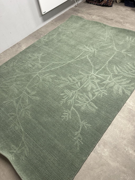 Wollen Vloerkleed Brink en Campman Mineral Green 170 x 240