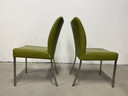 2 Bert plantagie Duo Eetkamerstoep groen leer