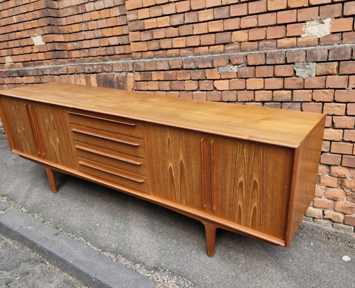 Dressoir Renato Manzoni design ladekast 60s vintage teak Credenza