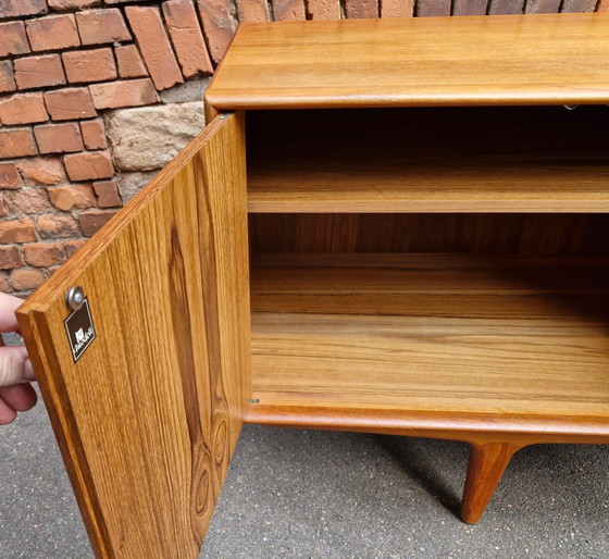 Image 1 of Dressoir Renato Manzoni design ladekast 60s vintage teak Credenza