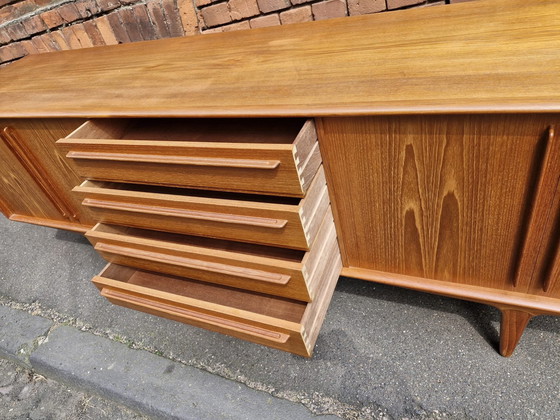 Image 1 of Dressoir Renato Manzoni design ladekast 60s vintage teak Credenza