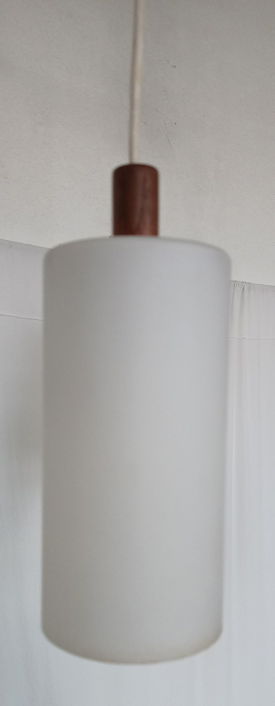 Image 1 of Danish Design Hanglamp Met Drie Kelken 
