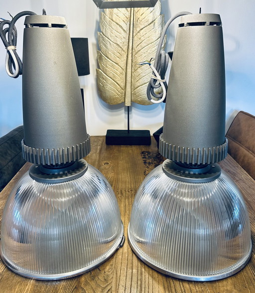 2x Fagerhult Dome Industriële Plafond/Hanglamp