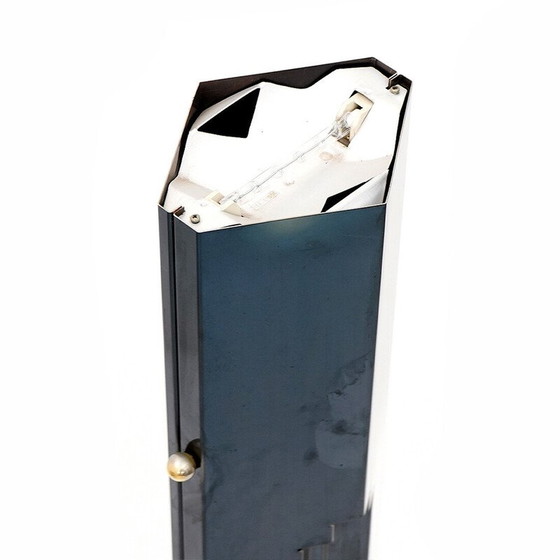 Image 1 of Vintage "Totem" metalen en stenen Serena vloerlamp door Kazuhide Takahama voor Sirrah, 1980