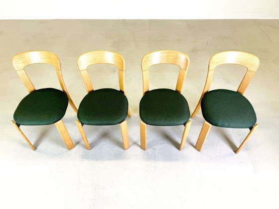 Image 1 of Set van 4 Mid Century Stoelen Bruno Rey Dietiker Hay Nieuw Bekleed