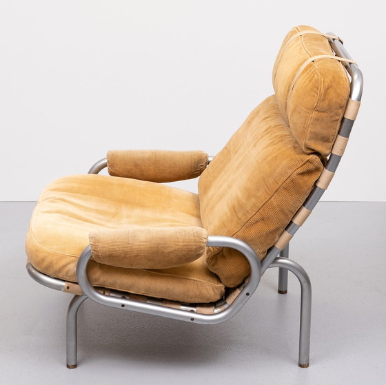 Image 1 of Erik Ole Jòrgensen fauteuil - ribcord