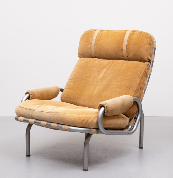 Image 1 of Erik Ole Jòrgensen fauteuil - ribcord