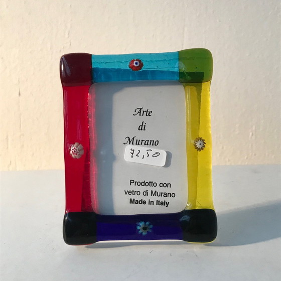 Image 1 of Murano Glas Geblazen Fotolijstje