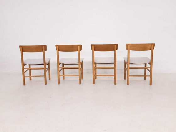 Image 1 of 4x Vintage eiken eetkamerstoelen