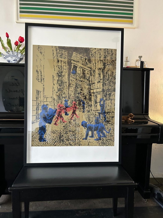 Image 1 of Jörg Immendorff - Stadsgezichten (Motief 1)