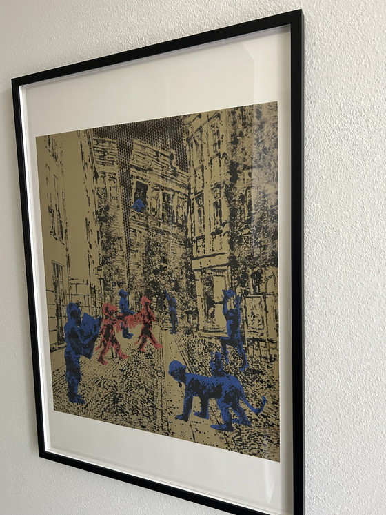 Image 1 of Jörg Immendorff - Stadsgezichten (Motief 1)