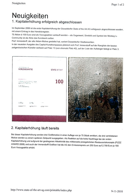 Image 1 of Jörg Immendorff - Stadsgezichten (Motief 1)