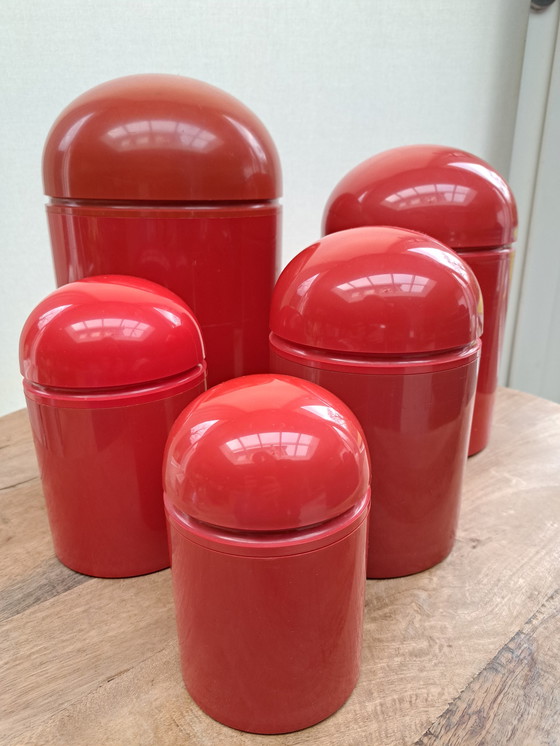 Image 1 of 5x Kartell domed containers