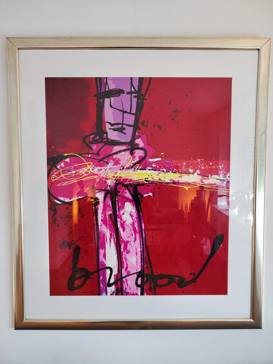 Image 1 of Purple Haze - Herman Brood Screenprint