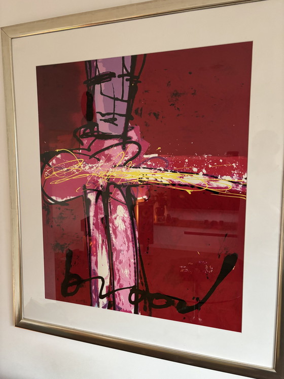 Image 1 of Purple Haze - Herman Brood Screenprint