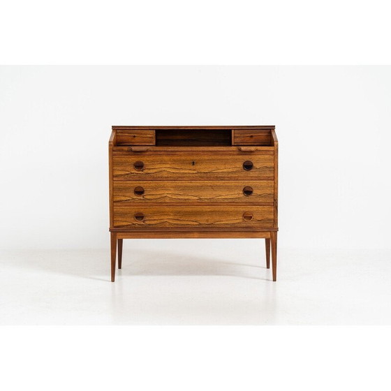 Image 1 of Vintage palissander secretaire van Borge Hansen voor Riis Antonsen, Denemarken 1950