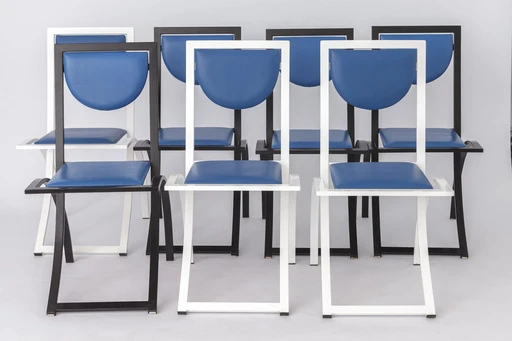 7 Eetkamerstoelen van Karl Friedrich Förster voor KFF Duitsland, jaren 1980, Set van 7