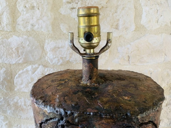 Image 1 of Brutalistische tafellampen van Irv Bramberg, jaren 1960, set van 2